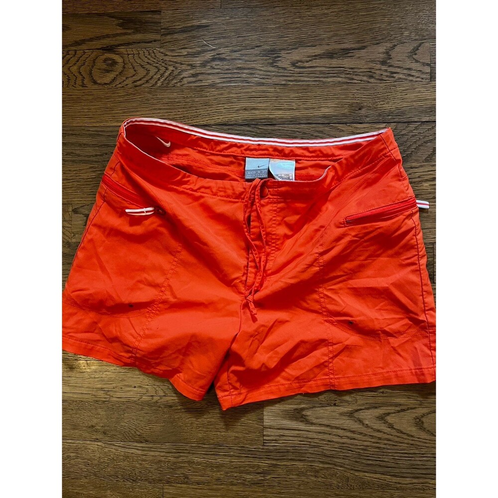 Women’s Nike Orange Short Running Athletic Shorts sz M